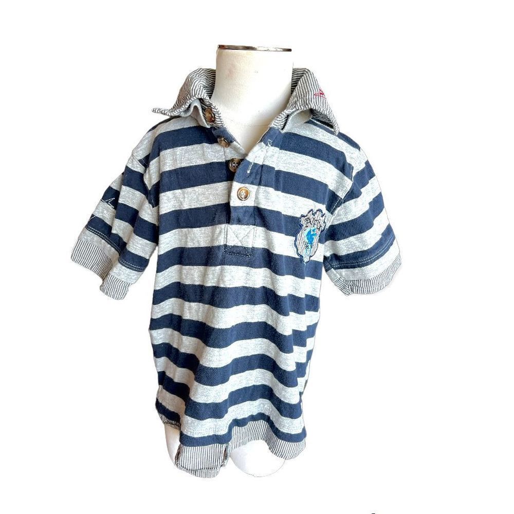 Toddler Boys Nordstrom Rack Alpha Industries Layered Look Polo Shirt  - Sz 2T
